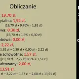 22 800 zł brutto na umowę zlecenie - ile wyniesie netto?